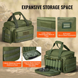 Τσάντα VEVOR Range για 4 Pistols Tactical Gun Range Bag single Shoulder strip Green