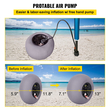 VEVOR Beach Balloon Wheels, ανταλλακτικά λάστιχα άμμου 13&quot;, TPU Cart ελαστικά για Kayak Dolly, Canoe Cart και Buggy με δωρεάν αντλία αέρα, 2-συσκευασία