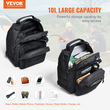 Τσάντα VEVOR Tactical Sling 10L Military Rover Shoulder Sling Backpack Μαύρο