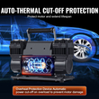 VEVOR 10.6CFM φορητό φουσκωτό ελαστικών Dual-Cylinder Air Compressor 12V 150PSI