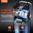 VEVOR 13 Gallon Air Compressor 2HP 4 SCFM@90PSI Oil Free Air Compressor 116PSI