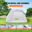 VEVOR Spray Paint Shelter, φορητή σκηνή βαφής 10x7x6ft με ενσωματωμένο δάπεδο και διχτυωτή οθόνη, αναδιπλούμενος αναδυόμενος θάλαμος βαφής για έπιπλα Μεγάλος σταθμός βαφής εργαλείων DIY Hobby