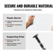 VEVOR Dust Barrier Poles 10 Ft with 4 Telescoping Poles Dust Barrier Poles