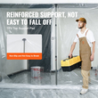 VEVOR Dust Barrier Poles 12 Ft with 4 Telescoping Poles Dust Barrier Poles