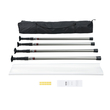 VEVOR Dust Barrier Poles 12 Ft with 4 Telescoping Poles Dust Barrier Poles