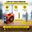 VEVOR PCP Air Compressor, Φορητός καταδυτικός συμπιεστής 350W 2700 RPM, Υψηλή πίεση 4500 Psi με Γρήγορη σύνδεση 8 mm &amp; Ενσωματωμένος ανεμιστήρας ψύξης, Σχεδίαση αυτόματης απενεργοποίησης δεξαμενής 1,5L Τροφοδοτείται από μπαταρία σπιτιού και αυτοκινήτου