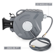 VEVOR 20M Auto Rewind Air Rewind Hose Roel Line Compressor Επιτοίχια Rewind 65ft sip super mega καρούλι σωλήνα αέρα 20m καρούλι σωλήνα πεπιεσμένου αέρα