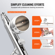 Πιστόλι VEVOR Airbrush Gun, 0,3 mm και 0,5 mm Dual Action Gravity Feed Airbrush, Airbrush Kit με 2/7/12ml χάλκινα κύπελλα και αξεσουάρ καθαρισμού, πιστόλι Air Brush για μοντέλα βαφής, κέικ, επιδόρπια, τέχνη νυχιών