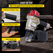 VEVOR Siding Nail Gun CN55, Professional Coil Nailer από 1-Inch έως 2-1/4-Inch, Siding Nailer with Adjustable PC Magazine Coil Siding Nailer 15 μοιρών για γρήγορη και σκληρή οδήγηση των νυχιών