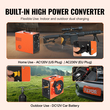 VEVOR PCP Air Compressor, 4500PSI/30Mpa Portable PCP Airgun Compressor - Ενσωματωμένο σύστημα ψύξης νερού και ανεμιστήρα, Auto-Stop | Συμπιεστής δεξαμενής Paintball DC12V/AC230V για αεροβόλο τουφέκι, μπουκάλι κατάδυσης