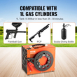 VEVOR PCP Air Compressor, 4500PSI/30Mpa φορητός συμπιεστής PCP με ενσωματωμένο μετατροπέα ισχύος, Auto-Stop | DC12V/AC230V | Αντλία συμπιεστή χωρίς λάδι και νερό