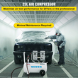 VEVOR Air Compressor 5,5 Gallon, φορητός αεροσυμπιεστής 1 HP, Αεροσυμπιεστής χωρίς λάδι Steel Tank 750W, Pancake Air Compressor 115 PSI, Ultra Quiet Compressor για επισκευή στο σπίτι, Φούσκωμα ελαστικών