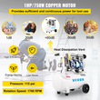 VEVOR Air Compressor 5,5 Gallon, φορητός αεροσυμπιεστής 1 HP, Αεροσυμπιεστής χωρίς λάδι Steel Tank 750W, Pancake Air Compressor 115 PSI, Ultra Quiet Compressor για επισκευή στο σπίτι, Φούσκωμα ελαστικών