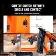 VEVOR Cordless Finish Nailer 20V Cordless Brad Nailer Kit 16Ga Nails Battery