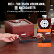VEVOR 35 Cigar Humidor Glasstop Cedar Cigar Box Υγραντήρας &amp; υγρόμετρο &amp; συρτάρι