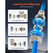 VEVOR Air Compressor Line Kit 3/4&#039;&#039; x 200FT HDPE-Aluminium Air Piping System Blue
