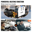 VEVOR Diesel Air Heater, 8KW Parking Heater, All in 1, Truck Heater 12V, One Outlet Air, with Red LCD Switch, Remote Control, Fast Heating Diesel Heater, For Car, RV Truck, Boat, Campervans, Caravans