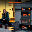 VEVOR Diesel Heater Heater Diesel Heater 12V/24V 8KW Bluetooth APP Control Vehicles