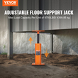 VEVOR Ρυθμιζόμενος ανελκυστήρας δαπέδου Jack Post House Ισοπεδωτικός ανελκυστήρας 12&quot;-16&quot; Ύψος