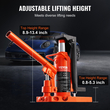 VEVOR Hydraulic Toe Jack, 2,5 Ton On Toe Jack Lift, 5 Ton On Top Lift Capacity Machine Jack, 0,8-5,3 in Toe Height, 8,9-13,4 in Toe Height, Air Hydraulic Claw Jack for Machinery, Industry
