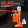 VEVOR Hydraulic Machine Toe Jack Lift 360° Περιστρεφόμενο 5 T Toe 10 T Κορυφαία χωρητικότητα