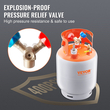VEVOR Refrigerant Recovery Reclaim 30lb δοχείο κυλίνδρου με πλωτό διακόπτη