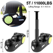 VEVOR Electric Car Jack Jack 5 Ton Car Hydraulic, Ηλεκτρικό Jack δαπέδου με ηλεκτρικό κρουστικό κλειδί, LED Light Hydraulic Jack Car Repair tool, 155-530mm Range Lifting for SUV MPV Sedan Truck Repair