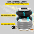 VEVOR 5 Ton/11023 lbs Πνευματικό Jack Triple Bag Air Jack Ύψος ανύψωσης 6,5-16 ιντσών Φουσκωτό ανυψωτικό γρύλου αυτοκινήτου Πνευματικός γρύλος αέρα 11023LBS Χωρητικότητα εξαιρετικά γρήγορη ανύψωση