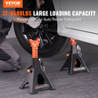 VEVOR Jack Stand, 3 Ton (6.000 lbs) Χωρητικότητα Jack Stand αυτοκινήτου Διπλό κλείδωμα, 10,8-16,3 ίντσες Ρυθμιζόμενο ύψος, για ανύψωση SUV, Pickup Truck, Αυτοκίνητο και UTV/ATV, Κόκκινο, 1 Pair