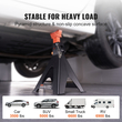 VEVOR Jack Stand, 6 Ton (13.000 lbs) Χωρητικότητα Jack Stand αυτοκινήτου Διπλό κλείδωμα, 14,2 -23 ίντσες ρυθμιζόμενο ύψος, για ανύψωση SUV, Pickup Truck, Αυτοκίνητο και UTV/ATV, Κόκκινο, 1 Pair