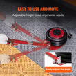 VEVOR Air Jack, 3 Ton/6600 lbs Triple Bag Air Jack, Airbag Jack με έξι χαλύβδινους σωλήνες, ανύψωση έως 17,7&quot;, 3-5 s Fast Lifting Pneumatic Jack, με ρυθμιζόμενη μακριά λαβή για αυτοκίνητα, γκαράζ, επισκευή (κόκκινο)