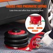 VEVOR Triple Bag Air Jack 3 Ton/6600 lbs Πνευματικός γρύλος για ανύψωση SUV αυτοκινήτου
