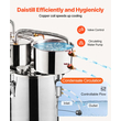 VEVOR Moonshine Still Water Alcohol Distiller 3Gal με βαρέλι Thumper &amp; αντλία νερού 8W