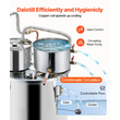 VEVOR Moonshine Still Water Alcohol Distiller 8Gal με βαρέλι Thumper &amp; αντλία νερού 8W