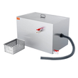 VEVOR Commercial Grease Trap, 40 LBS Grease Interceptor, Πλαϊνή Int Interceptor, Under Sink Graase Steel Trap, 10 GPM Waste Water διαχωριστής λαδιού-νερού, για οικιακή κουζίνα καντίνας εστιατορίου