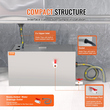 VEVOR Commercial Grease Trap, 25 LBS Grease Interceptor, Top Int Interceptor, Under Sink Graase Trap από ανοξείδωτο ατσάλι, 6,4 GPM Διαχωριστής λαδιού-νερού αποβλήτων, για οικιακή κουζίνα καντίνας εστιατορίου