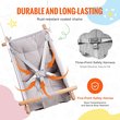 VEVOR Canvas Hammock Swing 3 Mode Baby Swing 5 σημείων λουρί για εσωτερικούς χώρους για εξωτερικούς χώρους