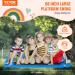 VEVOR Platform Swing 60 Inch Platform Tree Swing για παιδιά Χωρητικότητα βάρους 700 λίβρες