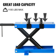 VEVOR Jack μοτοσικλέτας 1100 lb, Scissor Lift Stand με προστατευτικές βάσεις καλυμμένες με βαφή, κεντρικός γρύλος ανύψωσης μοτοσικλέτας, Scissor Stand για μοτοσικλέτες ATV