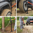 VEVOR High Lift Farm Jack, 48&quot; Utility Farm Jack, 7000 lbs Capacity Ratcheting Off Road Utility Jack, Heavy-Duty Farm Jack για τρακτέρ, φορτηγό, SUV, ανυψωτικό προφυλακτήρα, πορτοκαλί