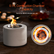 VEVOR Επιτραπέζιο Fire Pit Bowl Τζάκι από σκυρόδεμα Κύλινδρος εσωτερικής εξωτερικής βεράντας