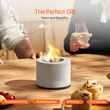 VEVOR Επιτραπέζιο Fire Pit Bowl Τζάκι από σκυρόδεμα Κύλινδρος εσωτερικής εξωτερικής βεράντας