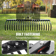 VEVOR Tow Behind Landscape Rake 60&quot; Lan Dethatcher Rake με 21 ατσάλινα δόντια