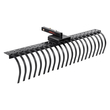 VEVOR Tow Behind Landscape Rake 60&quot; Lan Dethatcher Rake με 21 ατσάλινα δόντια