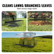 VEVOR Tow Behind Landscape Rake 72&quot; Lan Dethatcher Rake με 32 ατσάλινα δόντια