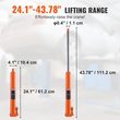 VEVOR Hydraulic Long Ram Jack, κύλινδρος ανύψωσης κινητήρα 4 τόνων με μονοέμβολη αντλία και επίπεδη βάση, υδραυλικός κύλινδρος εμβόλου για ανυψωτικά μηχανών ανύψωσης, υδραυλικοί γερανοί γκαράζ/καταστημάτων, μηχανικοί, αγροκτήματος