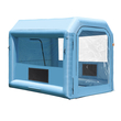 Φουσκωτός θάλαμος βαφής VEVOR, 9,8 x 8,2 x 8,2 ft, φουσκωτός θάλαμος ψεκασμού, με ισχυρό ανεμιστήρα και σύστημα φίλτρου αέρα 550 W, φορητός θάλαμος βαφής αυτοκινήτου για μοτοσικλέτα, ποδήλατο, βαφή μικρών επίπλων