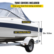 VEVOR Boat Trailer Guide-on 22&quot; Steel Trailer Post Guide on w/ 1 Pair Covers PVC