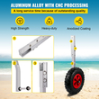 VEVOR Boat Launching Wheels, 12&quot; Boat Transom Launching Wheel, 500 LBS Loading Capacity Fflatable Boat Launch Heels, κράμα αλουμινίου Transom Launching Dolly Wheels με 4 τμχ καρφίτσες γρήγορης αποδέσμευσης
