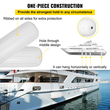 VEVOR 4 NEW Φτερά σκάφους με ραβδώσεις 10&quot; x 28&quot; Κεντρικοί προφυλακτήρες οπών Προστασία πρόσδεσης